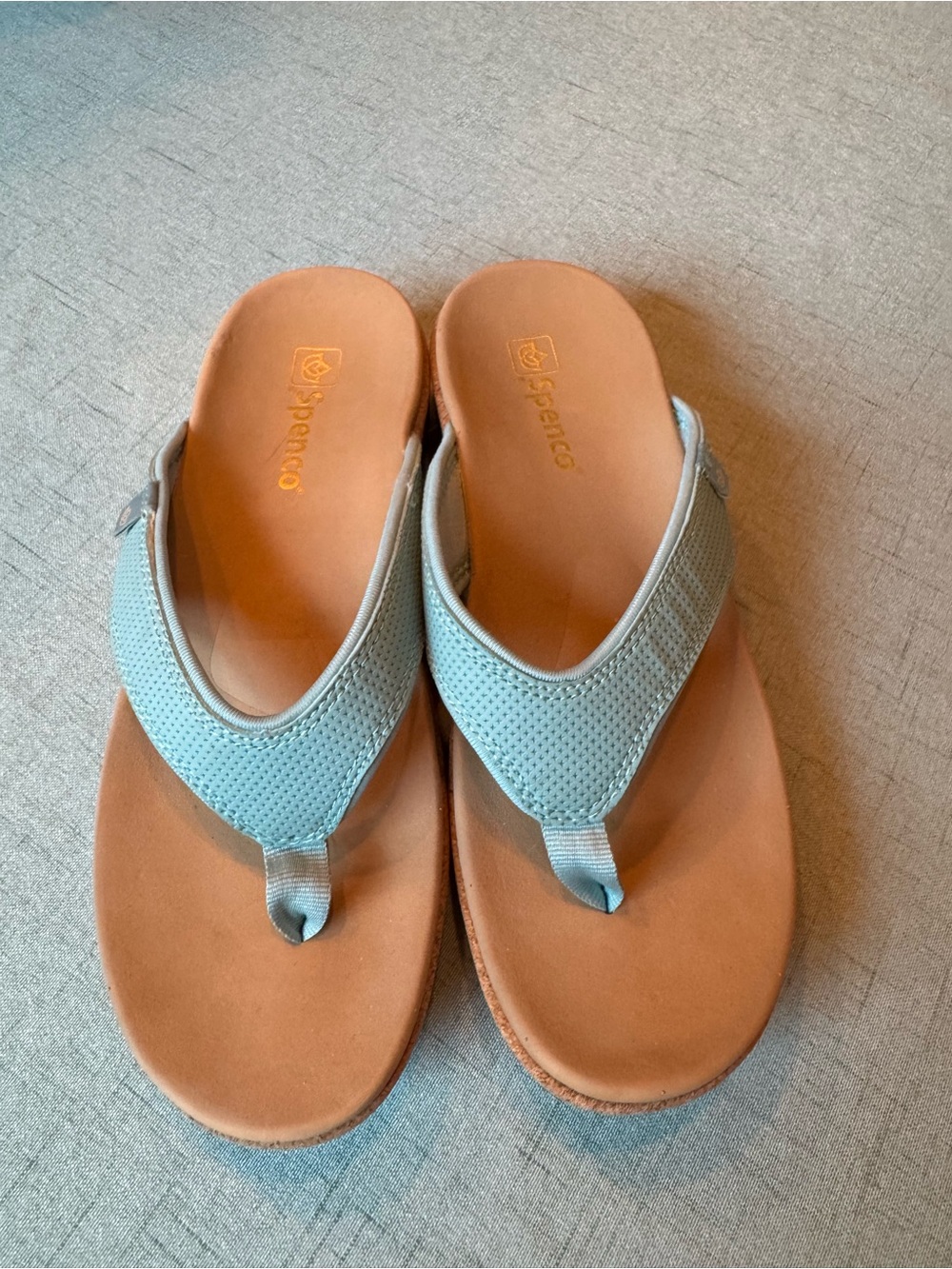 Spenco Aqua Comfort Thong Sandals for Women Size 8